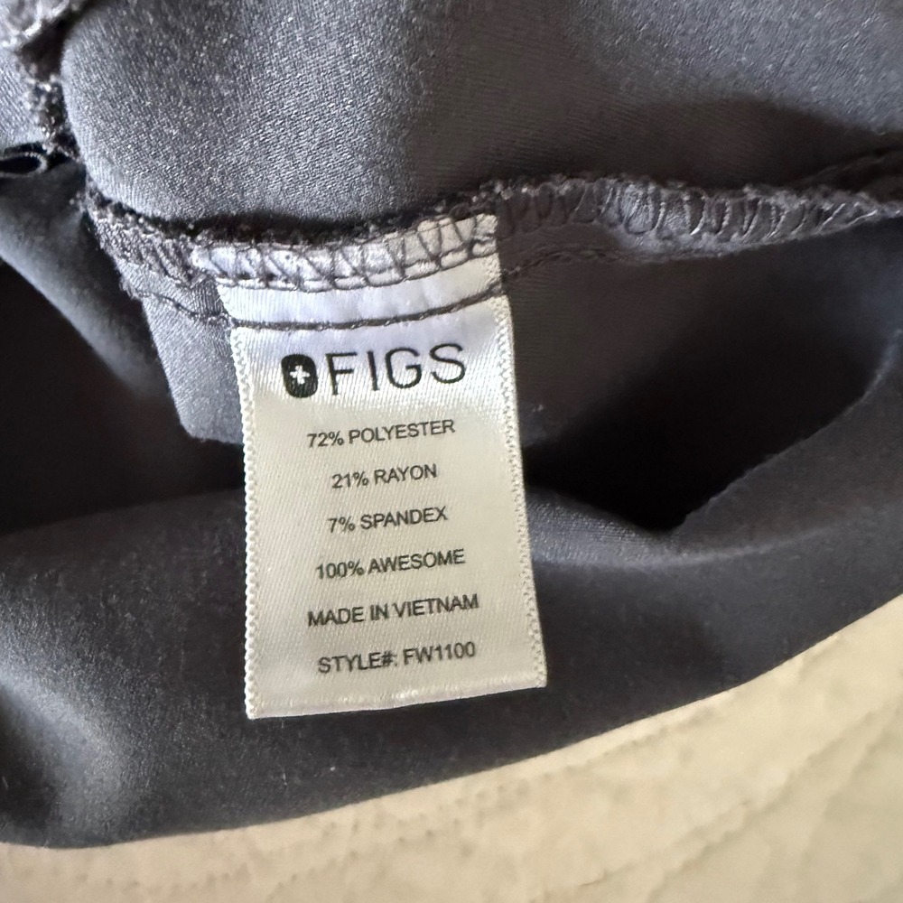 FIGS Graphite Scrub Set Women's Small Catarina Top & Yola Pants Technical S/T - Picture 10 of 11